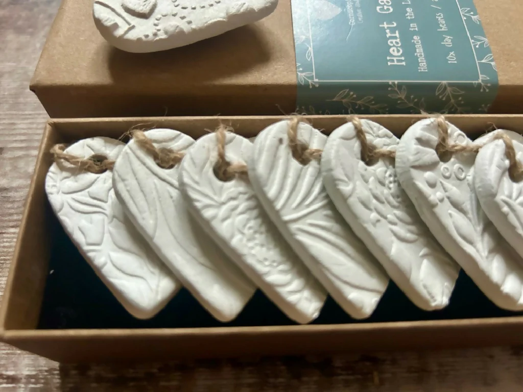 Wild Botanical Clay Heart Garland - Image 5