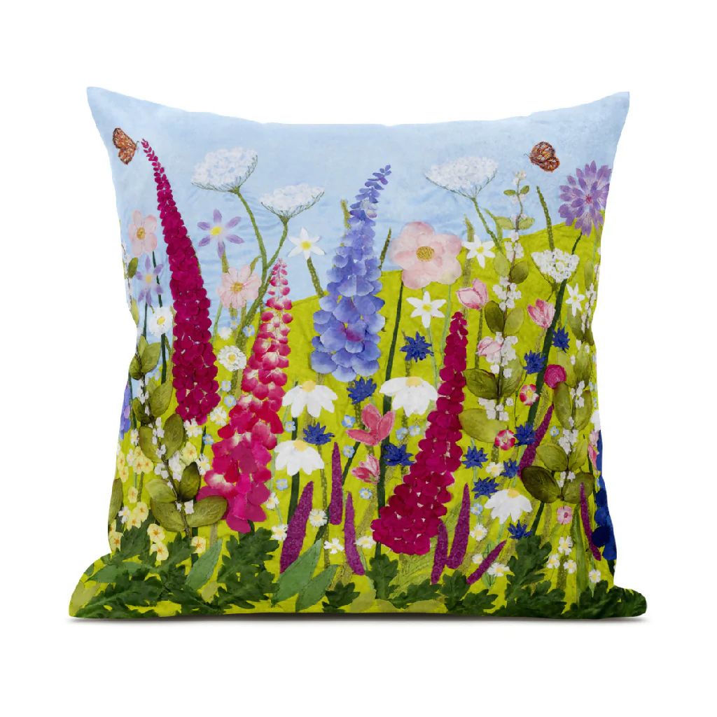 Wild Summer Luxury Velvet Cushion - Image 2