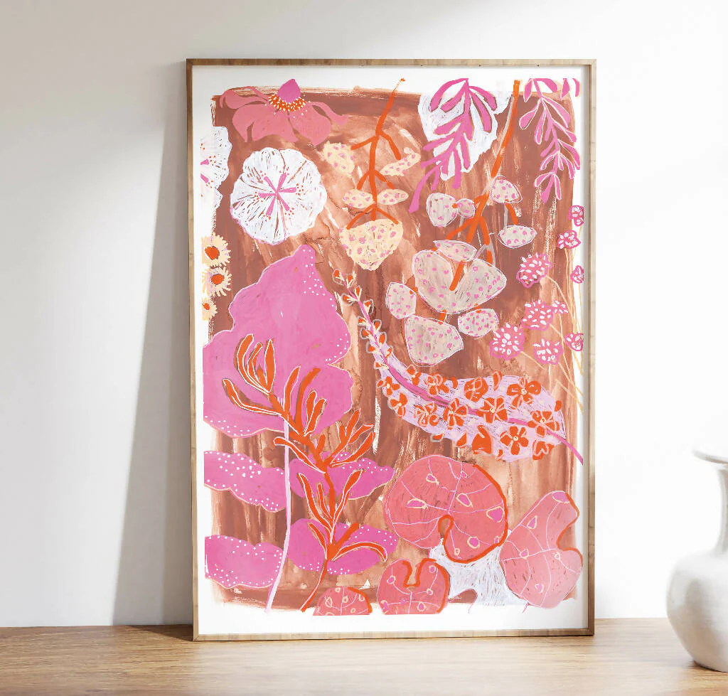 Wildflower Print Trio in Pink - Image 8