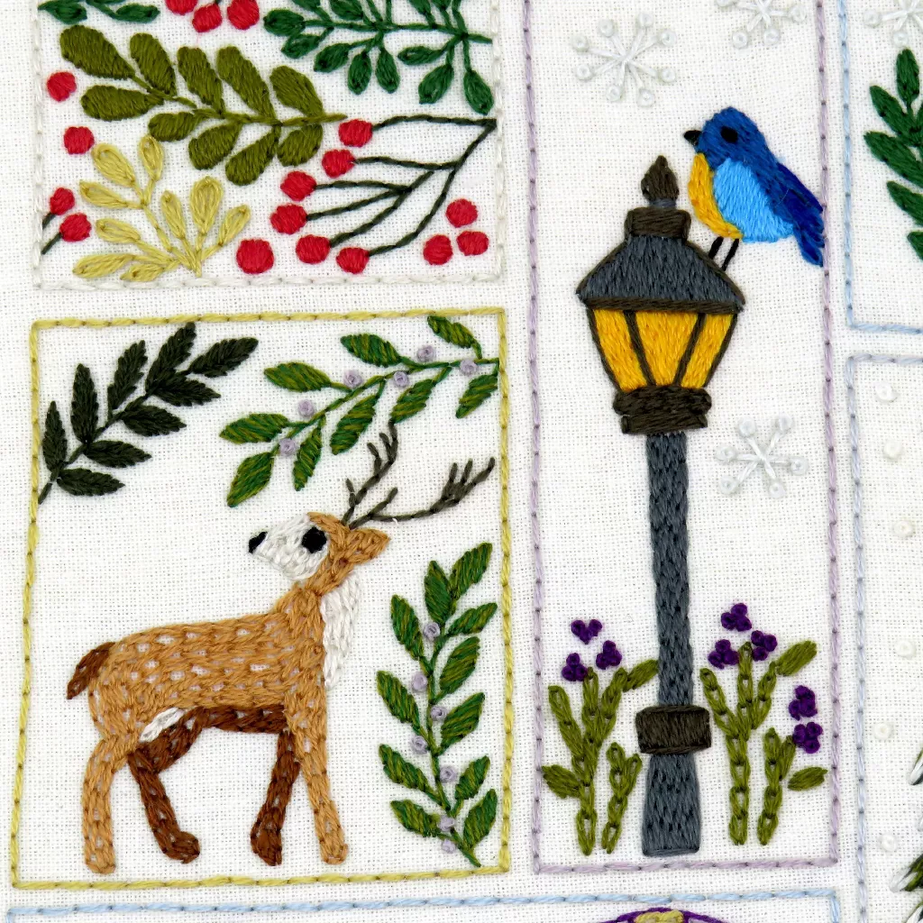 Winter Splendour Hand Embroidery Kit - Image 4