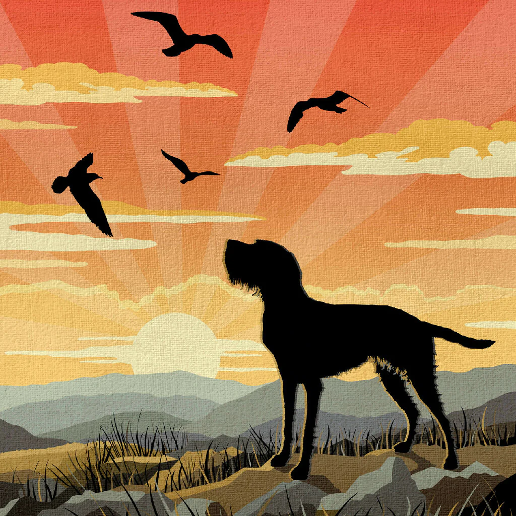 WIREHAIRED VISZLA ‘WAGGY TAILS’ LIMITED EDITION ART PRINT - Image 7