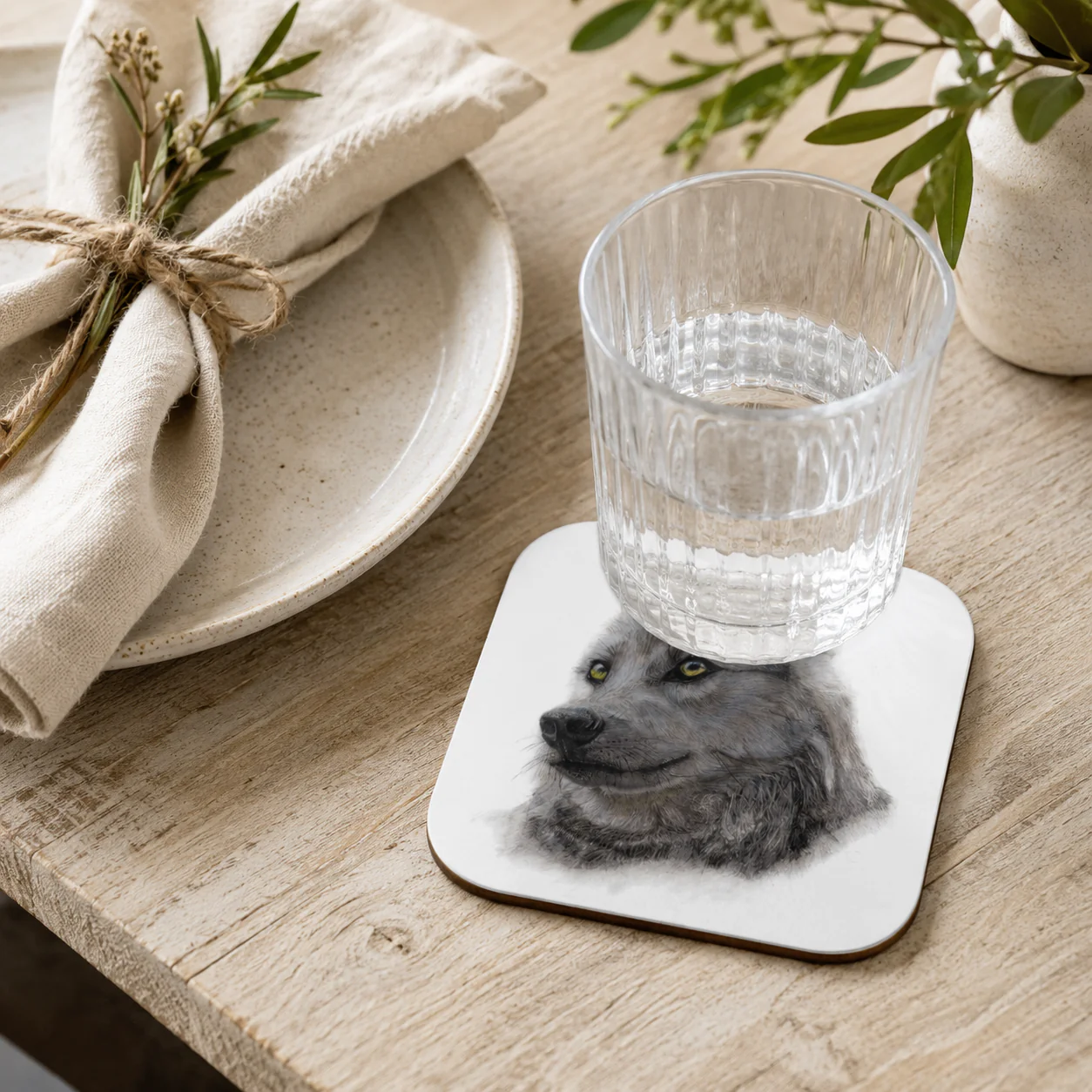 Wolf Coasters (Set of 4) - Image 4
