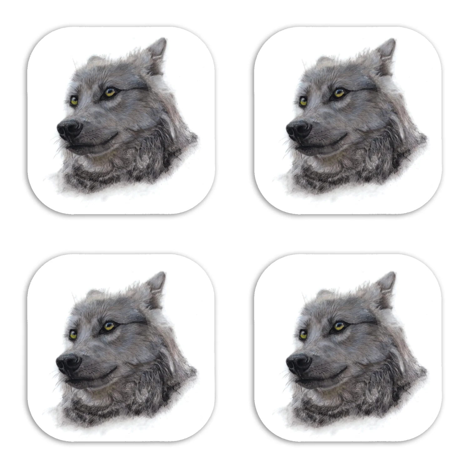 Wolf Coasters (Set of 4) - Image 6