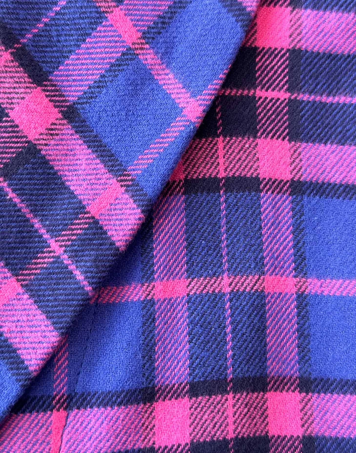 Women's Brushed Cotton Dressing Gown – Lomond Tartan - Image 6