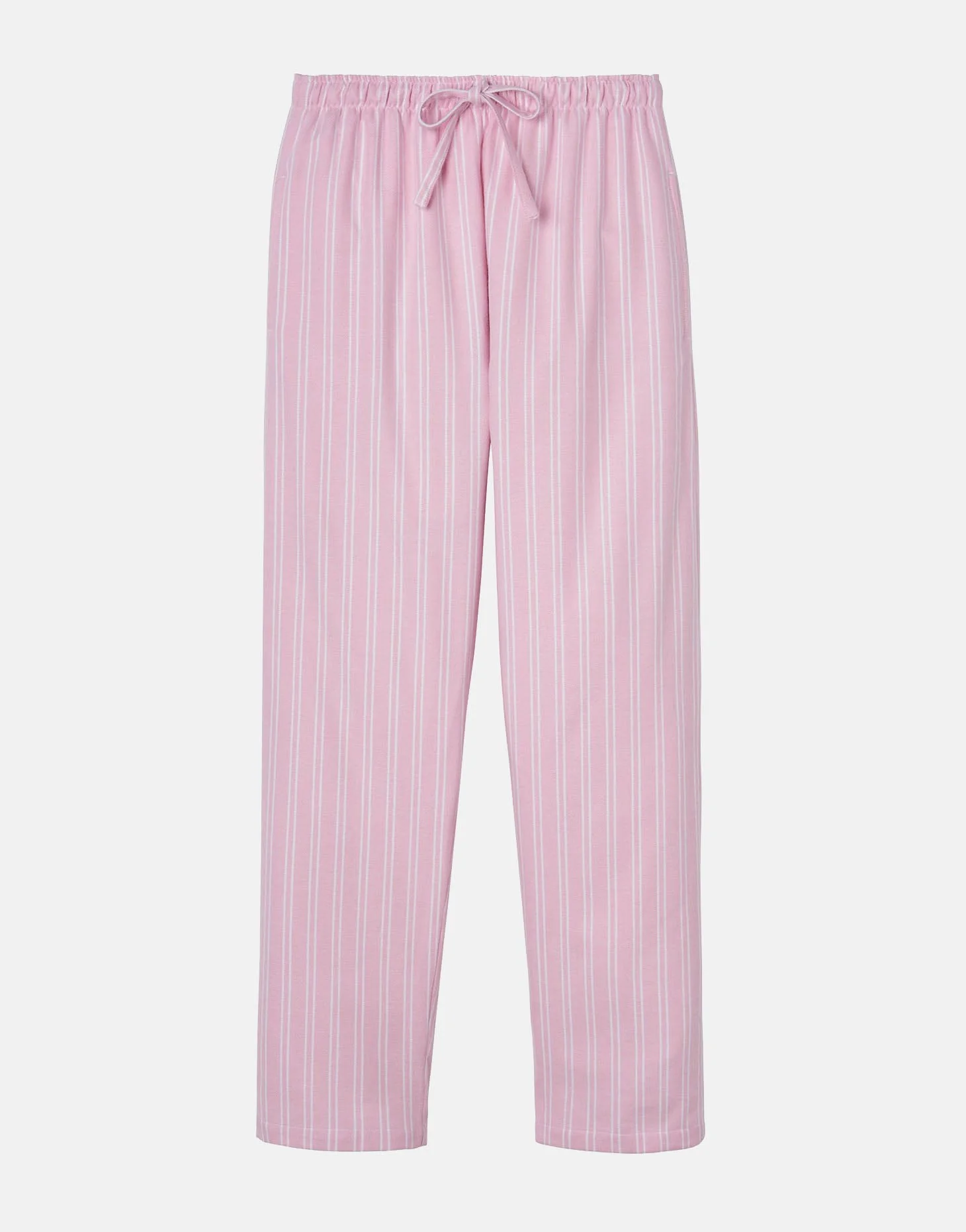 Women's Brushed Cotton Pyjama Trousers – Westwood Pink Stripe - Image 5