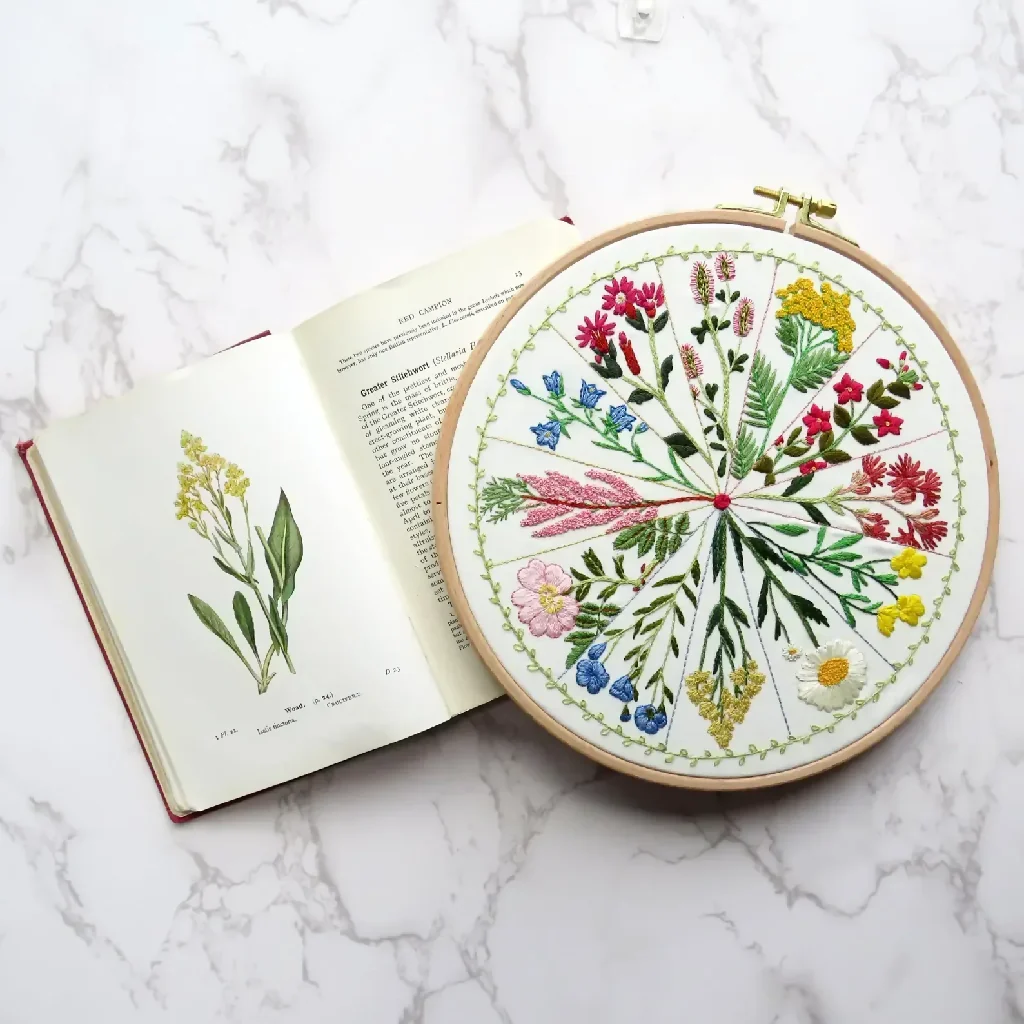 Woodland Blossoms Hand Embroidery Kit - Image 2