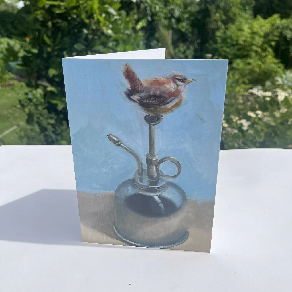 Wren Spritzer Greeting Card